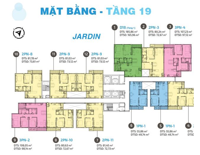 tang 19 can ho one verandah
